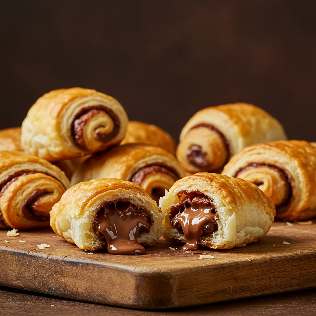 Nutella Puff Rolls